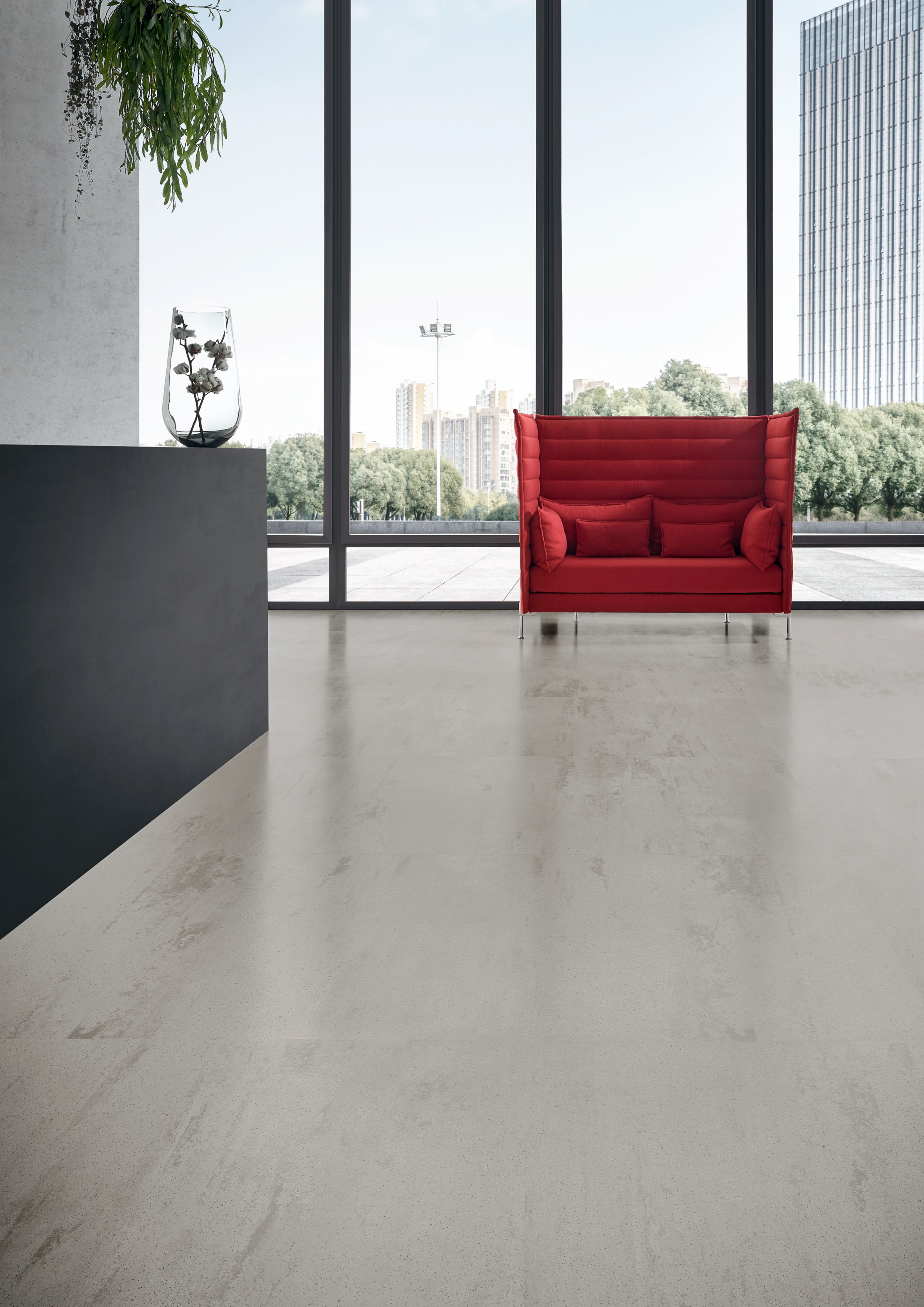 norament 926 castello rubber flooring in reception area imagen número 7